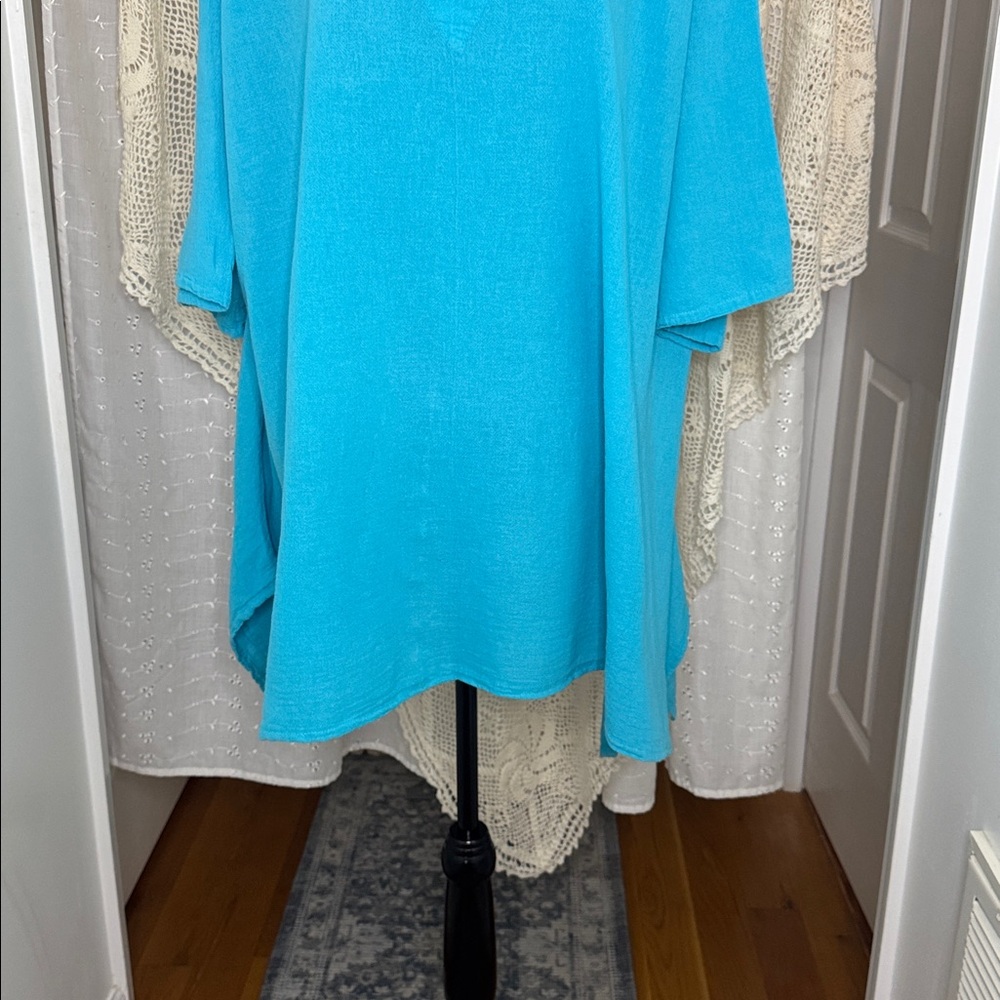 Oh My Gauze Turquoise Women's Top - Picture 5 of 10